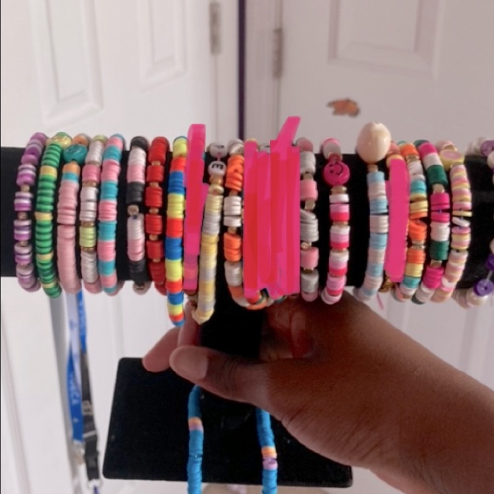 CLAY BEAD BRACELETS BUNDLE